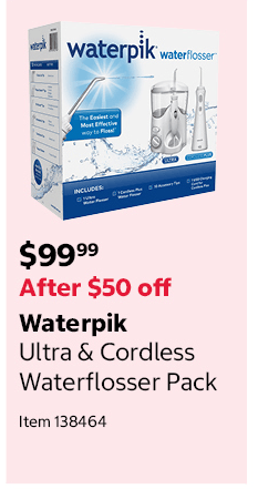 Waterpik Ultra & Cordless Waterflosser Pack
