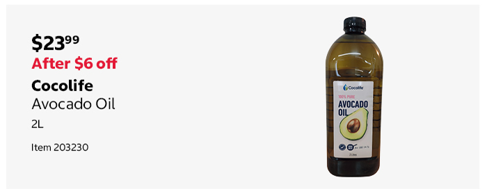 Cocolife Avocado Oil 2L