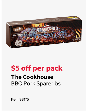 The Cookhouse BBQ Pork Spareribs