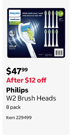 Philips W2 Brush Heads 8 pack