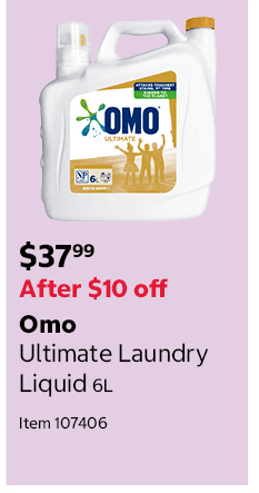 Omo Ultimate Laundry Liquid 6L