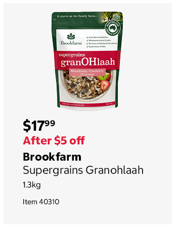 Brookfarm Supergrains Granohlaah 1.3kg