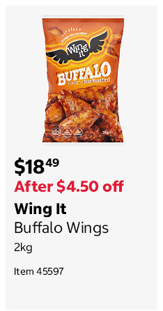 Wing It Buffalo Wings 2kg