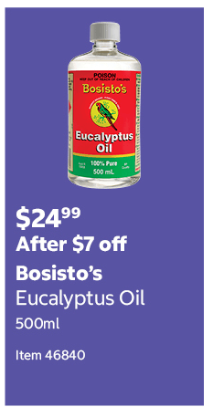 Bosisto’s Eucalyptus Oil 500ml