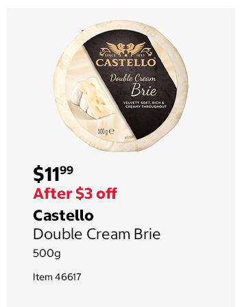 Castello Double Cream Brie 500g