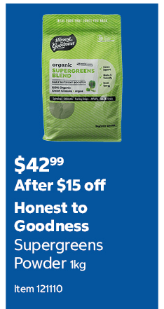 Honest to Goodness Supergreens Powder 1kg