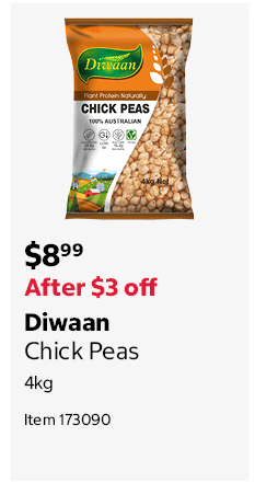 Diwaan Chick Peas 4kg