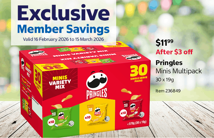 In-warehouse savings | Banner