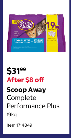 Scoop Away Complete Performance Plus 19kg