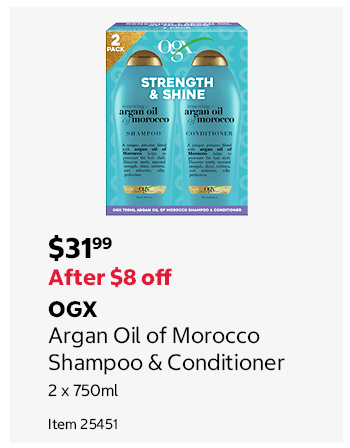 OGX Argan Oil of Morocco Shampoo & Conditioner 2 x 750ml