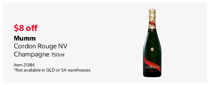 Mumm Cordon Rouge NV Champagne 750ml