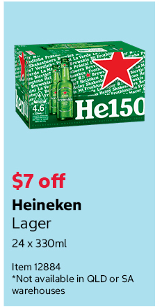 Heineken Lager 24 x 330ml