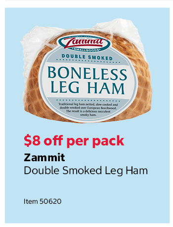 Zammit Double Smoked Leg Ham