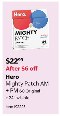 Hero Mighty Patch AM + PM 60 Original + 24 Invisible