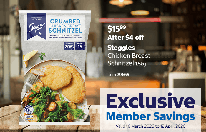 In-warehouse savings | Banner