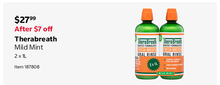 Therabreath Mild Mint 2 x 1L