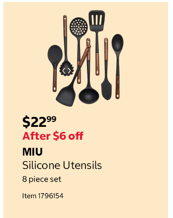 MIU Silicone Utensils 8 piece set