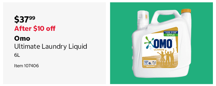 Omo Ultimate Laundry Liquid 6L