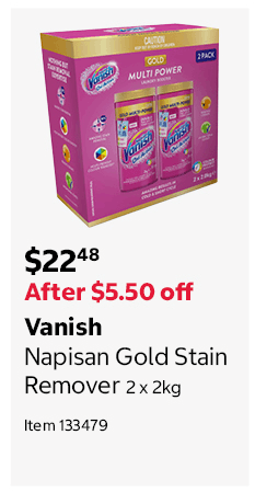 Vanish Napisan Gold Stain Remover 2 x 2kg