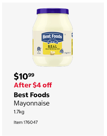 Best Foods Mayonnaise 1.7kg