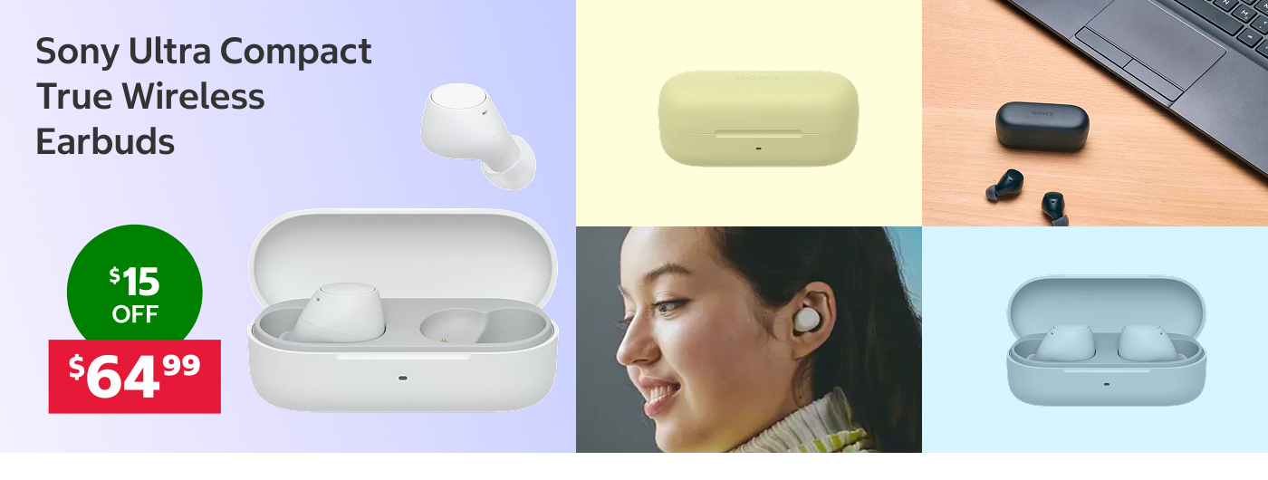 Sony Ultra Compact True Wireless Earbuds