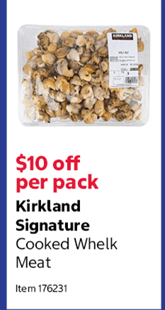 Kirkland Signature Cooked Whelk Meat Item 176231