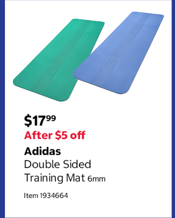 Adidas Double Sided Training Mat 6mm Item 1934664