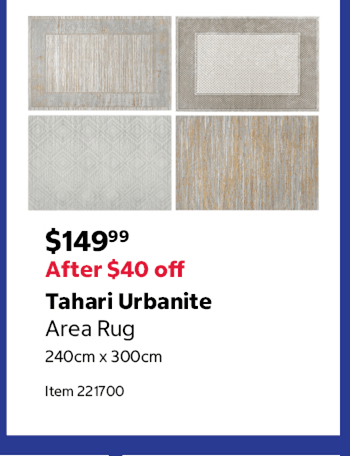 Tahari Urbanite Area Rug 240cm x 300cm Item 221700