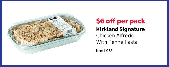 Kirkland Signature Chicken Alfredo With Penne Pasta