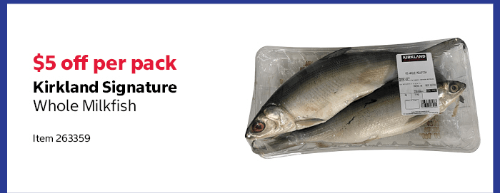 Kirkland Signature Whole Milkfish
