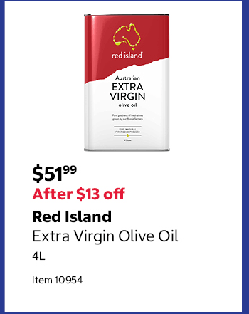 Red Island Extra Virgin Olive Oil 4L