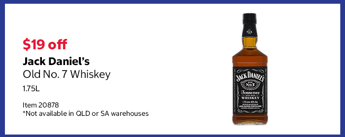 Jack Daniel’s Old No. 7 Whiskey 1.75L