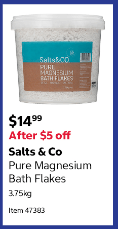 Salts & Co Pure Magnesium Bath Flakes 3.75kg