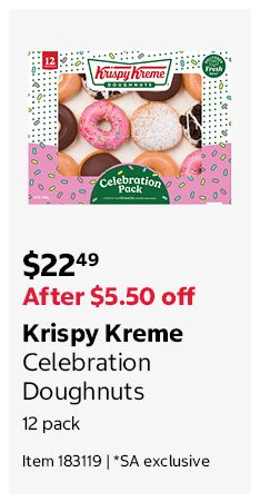 Krispy Kreme Celebration Doughnuts 12 pack