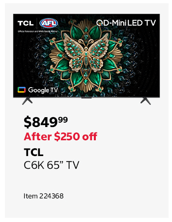 TCL C6K 65” TV