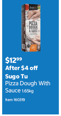 Sugo Tu Pizza Dough With Sauce 1.65kg