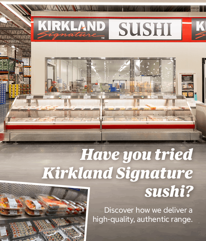 Have you tried Kirkland Signature sushi?