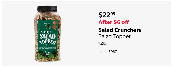 Salad Crunchers Salad Topper 1.2kg Item 113967