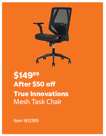 True Innovations Mesh Task Chair Item 1812395