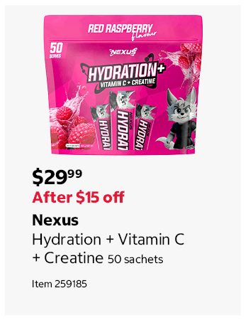 Nexus Hydration + Vitamin C + Creatine 50 sachets Item 259185