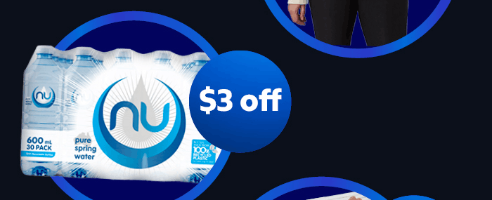 Nu-Pure Spring Water 30 x 600ml Item 109830 | Item 172800 