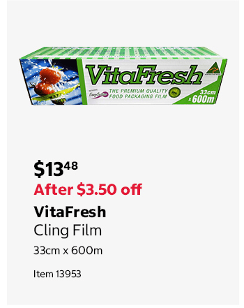 VitaFresh Cling Film 33cm x 600m Item 13953