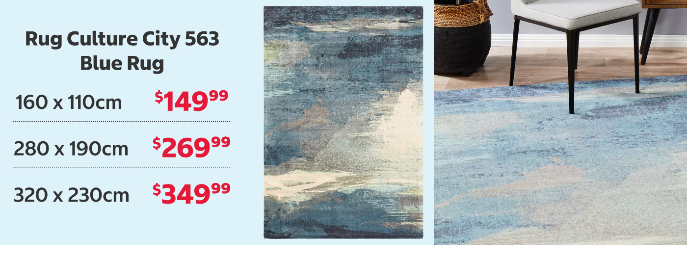 Rug Culture City 563 Blue Rug