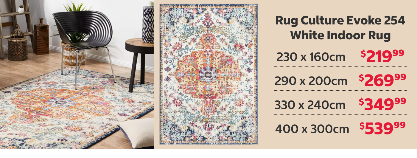 Rug Culture Evoke 254 White Indoor Rug