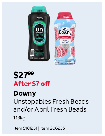 Downy Unstopables Fresh Beads and/or April Fresh Beads 1.13kg Item 5161251 | Item 206235