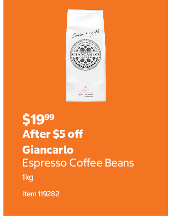 Giancarlo Espresso Coffee Beans 1kg Item 119282