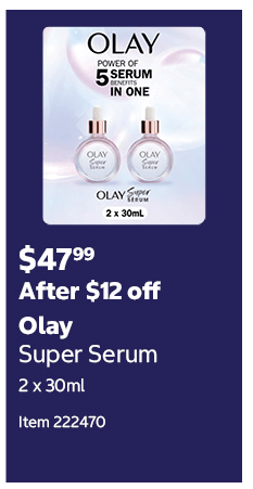 Olay Super Serum 2 x 30ml Item 222470