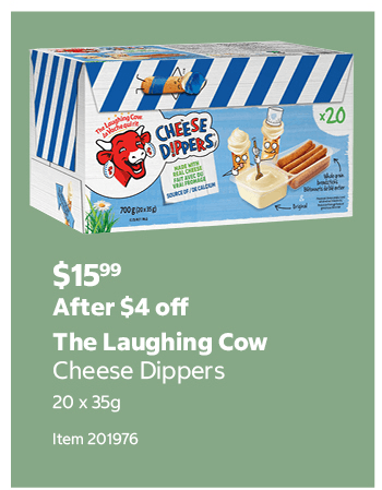 The Laughing Cow Cheese Dippers 20 x 35g Item 201976