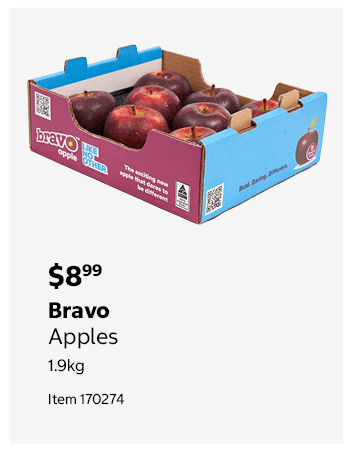 Bravo Apples 1.9kg Item 170274