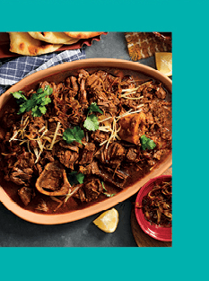Beef nihari with caramelised onions
